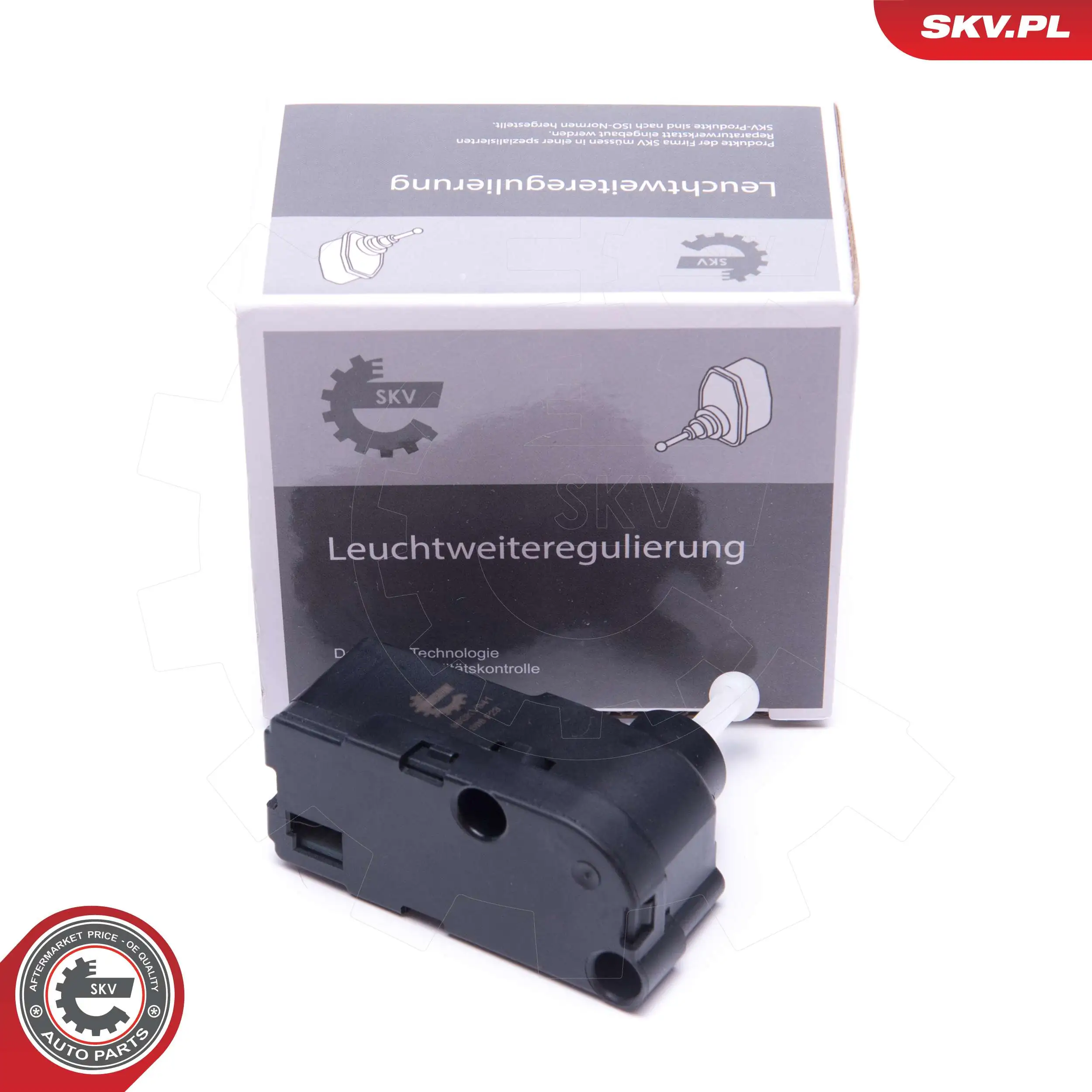 Actuator, headlight levelling